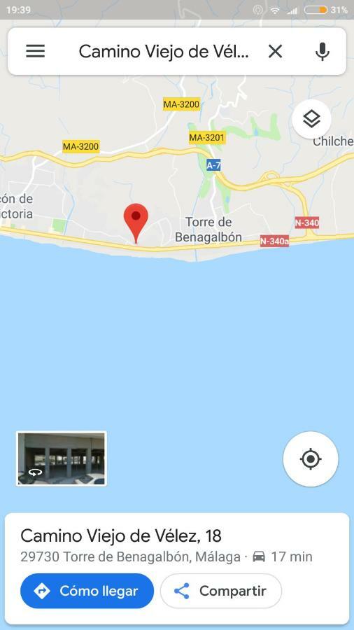 Ferienwohnung Precioso Atico En Torre De Benagalbon A 20 Metros Del Mar. Exterior foto